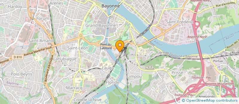localisation de l'entreprise SARL SEL 64 à BAYONNE