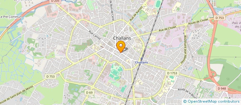 localisation de l'entreprise SARL SELECTION à CHALLANS