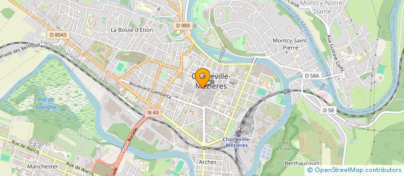 localisation de l'entreprise SARL SELENA à CHARLEVILLE-MEZIERES