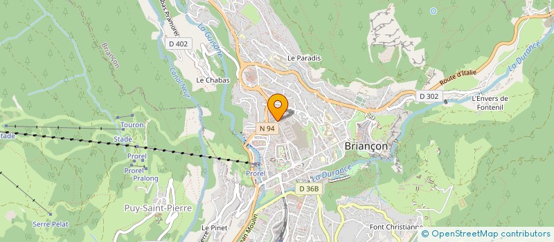 localisation de l'entreprise SARL SELENE PRODUCTION FRANCE  BRIANCON