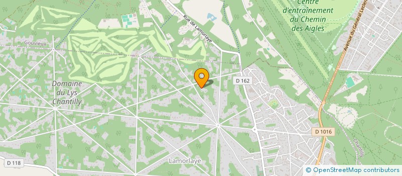 localisation de l'entreprise SARL SELLERIE FRANCE JOCKEY  LAMORLAYE