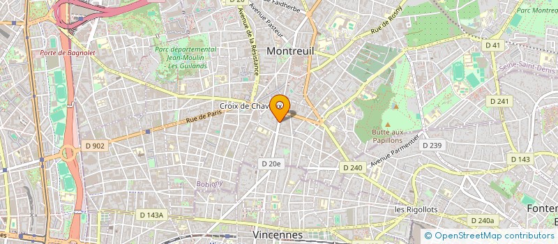 localisation de l'entreprise SARL SELLSON à MONTREUIL