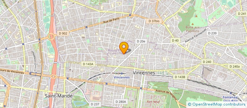 localisation de l'entreprise SARL SEMINAIRES ONLINE à VINCENNES