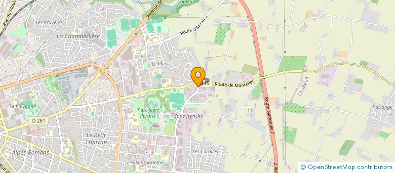localisation de l'entreprise SARL SEMPER VIRENS à VALENCE