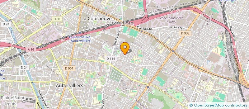 localisation de l'entreprise SARL SEN LOGISTICS à AUBERVILLIERS