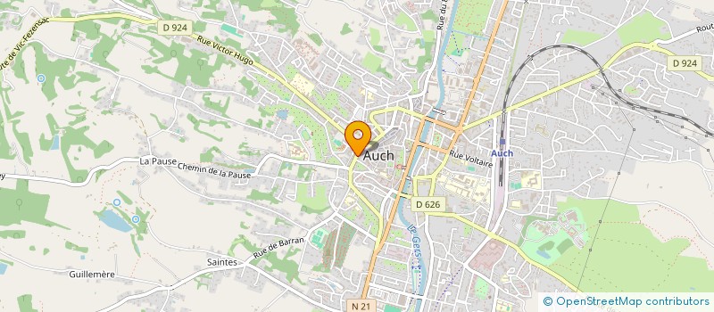 localisation de l'entreprise SARL SENA à AUCH