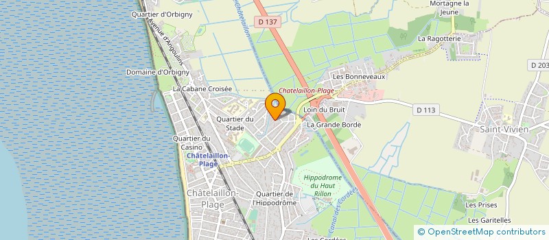 localisation de l'entreprise SARL SENDITTOME à CHATELAILLON-PLAGE
