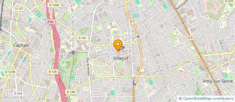localisation de l'entreprise SARL SENEGART  VILLEJUIF