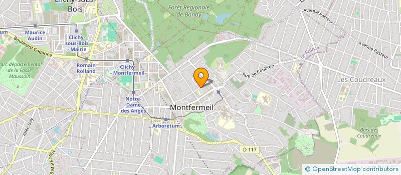 localisation de l'entreprise SARL SENTINEL SECURITE PRIVEE à MONTFERMEIL