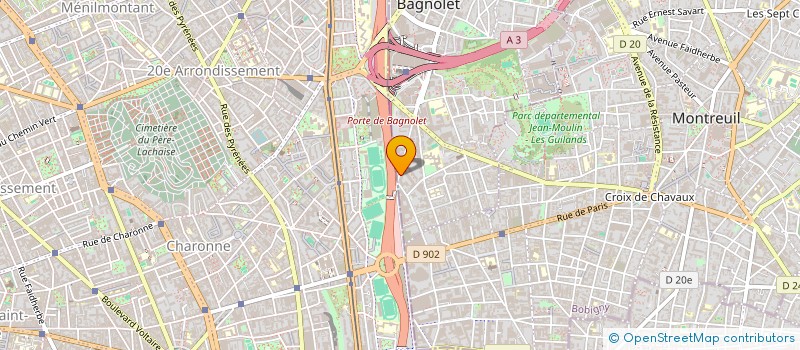 localisation de l'entreprise SARL SEP  BAGNOLET