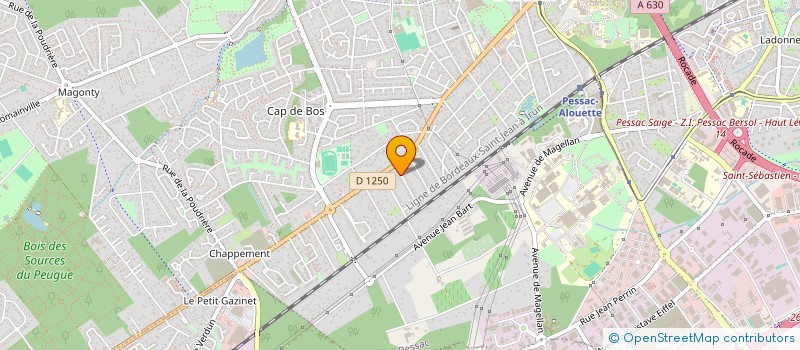 localisation de l'entreprise SARL SERBAT à PESSAC