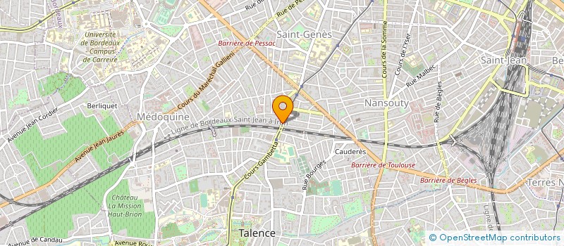 localisation de l'entreprise SARL SEREN'AIDES à TALENCE