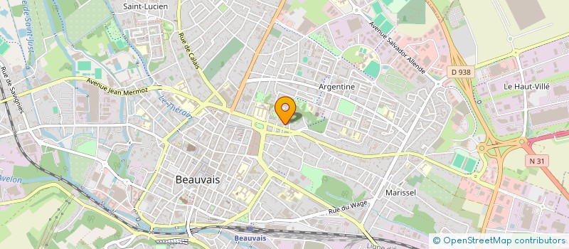 localisation de l'entreprise SARL SERFI60  BEAUVAIS