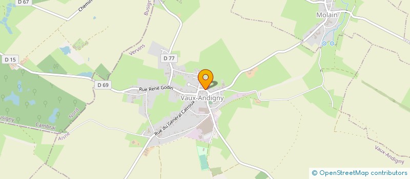 localisation de l'entreprise SARL SERGE BEDET à MONTBREHAIN