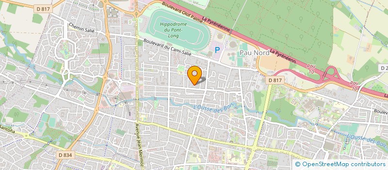 localisation de l'entreprise SARL SERGE BERNARD à PAU