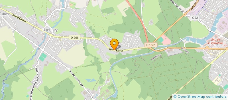 localisation de l'entreprise SARL SERGE FERRARO  CHAUMOUSEY