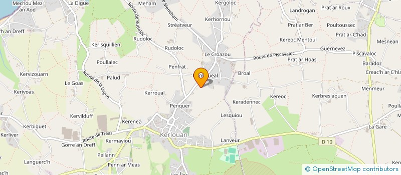 localisation de l'entreprise SARL SERGE JAFFRE à KERLOUAN