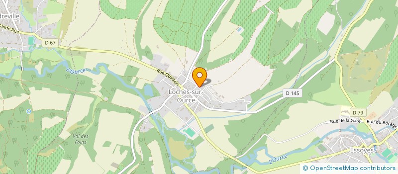 localisation de l'entreprise SARL SERGE POINSOT ET FILLES à LOCHES-SUR-OURCE