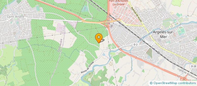 localisation de l'entreprise SARL SERIC  ARGELES-SUR-MER