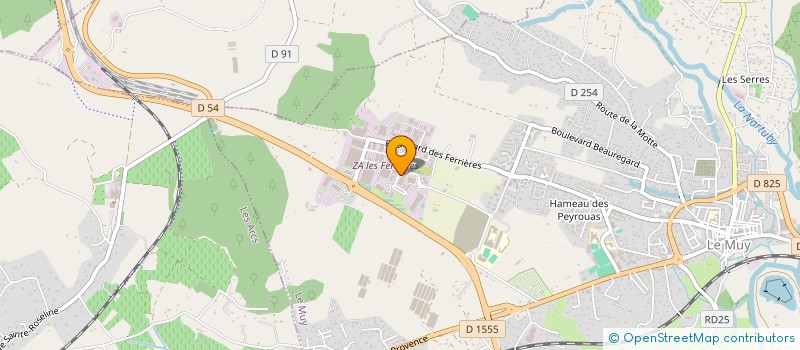 localisation de l'entreprise SARL SERICONCEPT  LE MUY