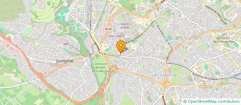 localisation de l'entreprise SARL SERIFLOCK à MONTPELLIER