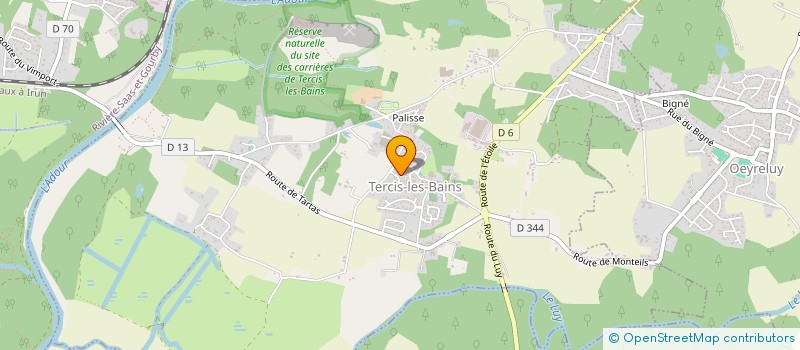 localisation de l'entreprise SARL SERIMMO  TERCIS-LES-BAINS