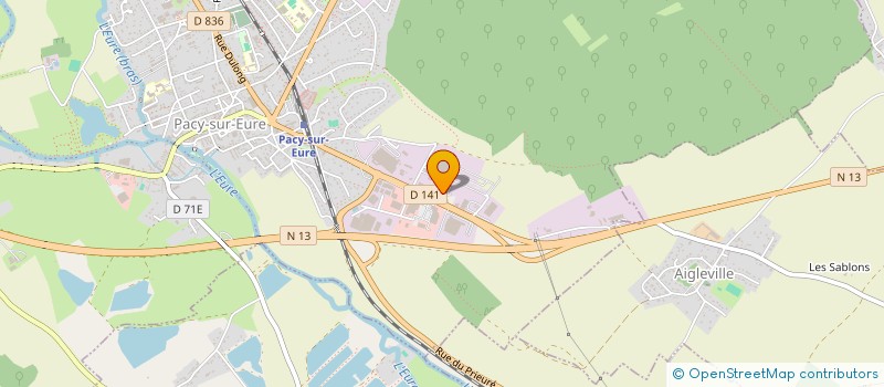 localisation de l'entreprise SARL SERITEX'STYLE à PACY-SUR-EURE
