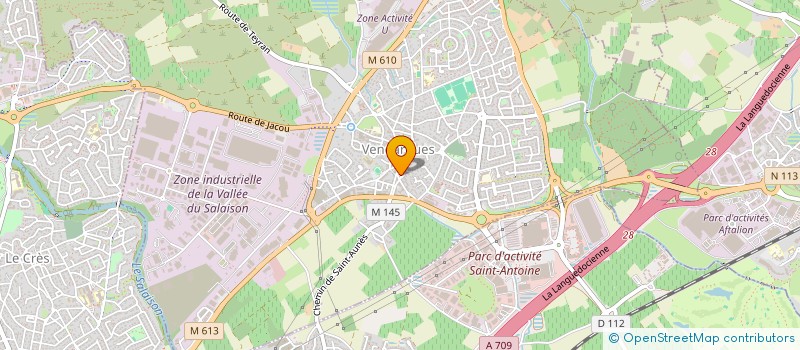 localisation de l'entreprise SARL SERRA PETIT à VENDARGUES