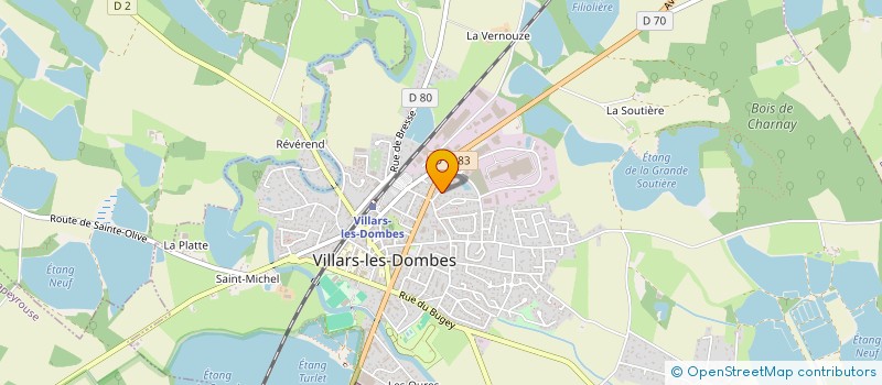 localisation de l'entreprise SARL SERRU PROMETAL à VILLARS-LES-DOMBES