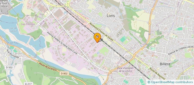 localisation de l'entreprise SARL SERRURERIE BEARNAISE à LONS