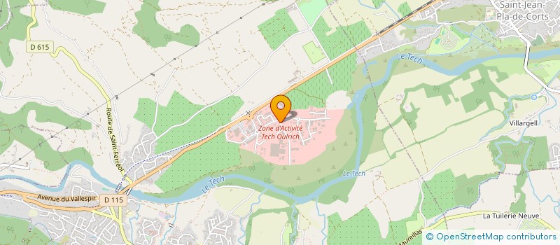 localisation de l'entreprise SARL SERRURERIE DU VALLESPIR à CERET