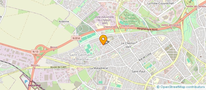 localisation de l'entreprise SARL SERRURERIE EUROPE METALLIQUE à CAEN