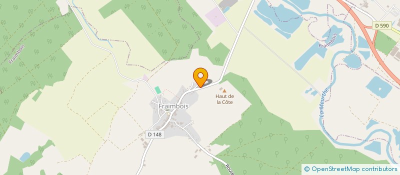 localisation de l'entreprise SARL SERRURERIE PARISET à FRAIMBOIS