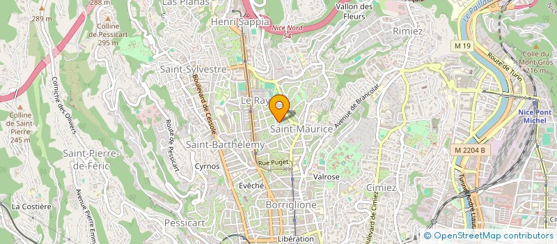 localisation de l'entreprise SARL SERRURERIE RIVIERA à NICE