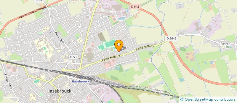 localisation de l'entreprise SARL SERVAETEN  HAZEBROUCK