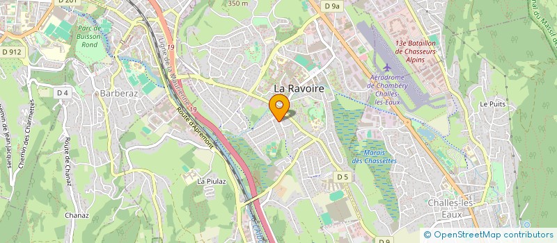 localisation de l'entreprise SARL SERVAN à LA RAVOIRE