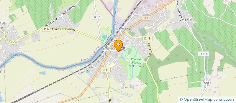 localisation de l'entreprise SARL SERVERE à DORMANS