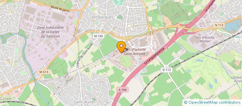 localisation de l'entreprise SARL SERVERO  SAINT-AUNES