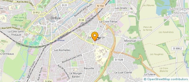 localisation de l'entreprise SARL SERVERT à DREUX