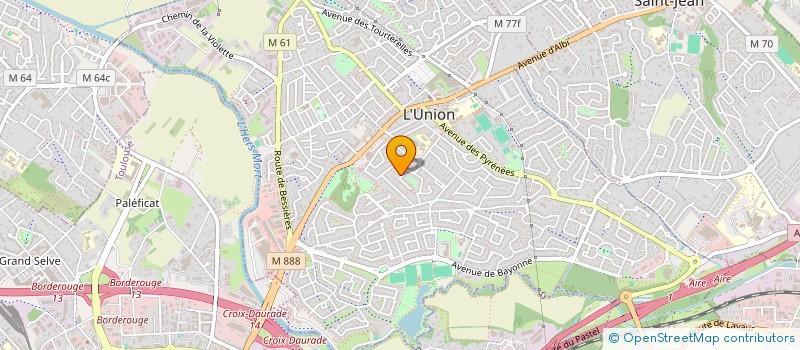 localisation de l'entreprise SARL SERVICE 31  L'UNION