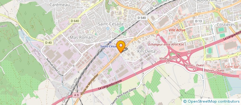 localisation de l'entreprise SARL SERVICE à NIMES