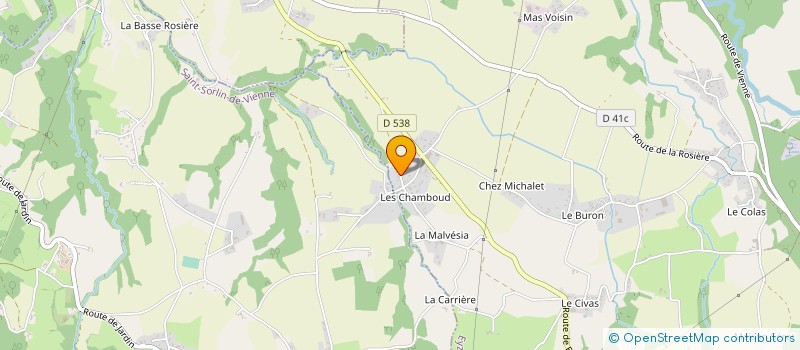 localisation de l'entreprise SARL SERVICE DEPANNAGE MENAGER  EYZIN-PINET