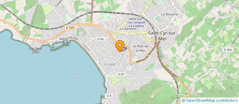 localisation de l'entreprise SARL SERVICE DIRECT ALIMENTAIRE à SAINT-CYR-SUR-MER