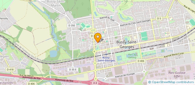 localisation de l'entreprise SARL SERVICE ETANCHEITE à BUSSY-SAINT-GEORGES