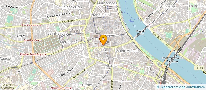 localisation de l'entreprise SARL SERVICE INFORMATIQUE BUREAUTIQUE à BORDEAUX