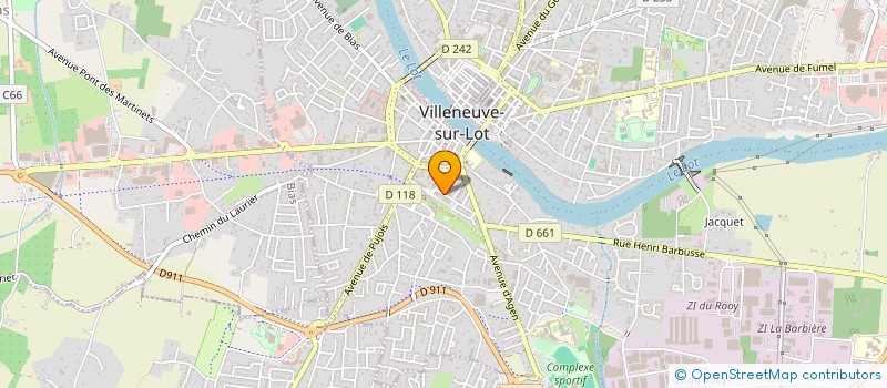 localisation de l'entreprise SARL SERVICE PLUS à VILLENEUVE-SUR-LOT