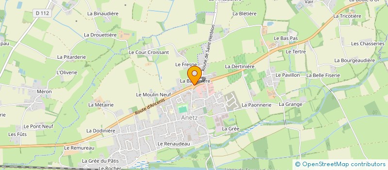 localisation de l'entreprise SARL SERVICE PNEUS 44 à VAIR-SUR-LOIRE