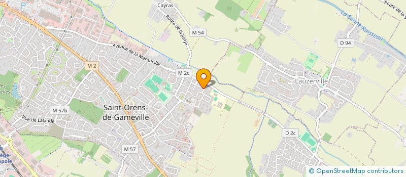 localisation de l'entreprise SARL SERVICE & THE CITY  SAINT-ORENS-DE-GAMEVILLE