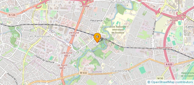 localisation de l'entreprise SARL SERVICECOM à TOULOUSE