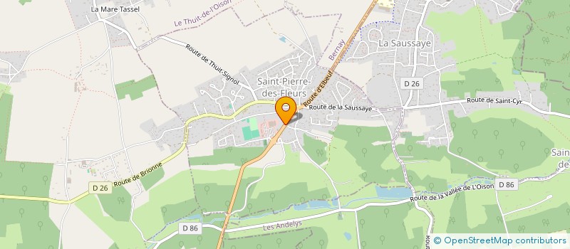 localisation de l'entreprise SARL SERVICES + à LE BOSC-DU-THEIL
